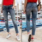 Jean 7/8 éme femme Freeman T Porter Alexa Cropped Faya