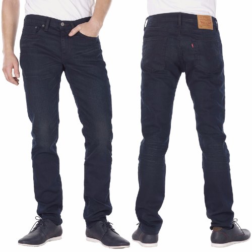 Jean Levis 511 pour homme coupe slim modérée délavage Ink Storm