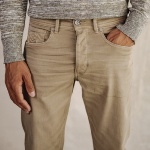 Jean beige Freeman T Porter Jimmy Saloon Kelp