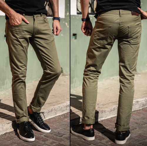 Jean / Pantalon Khaki Freeman T Porter Dustee Nepal