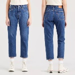 Jeans Levi's ® femme 501 Crop Orinda Troy Horse 100% coton