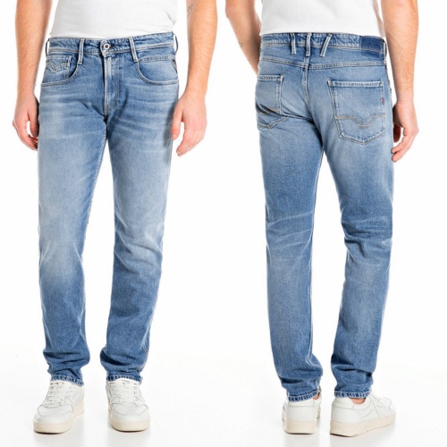 Jeans Replay homme anbass slim stone used