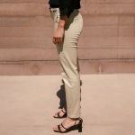 Pantalon chino Freeman T Porter Claudia beige
