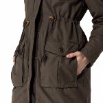 Parka Tommy Hilfiger femme modèle Giulia black olive