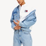 Polo blanc Tommy Jeans pour homme
