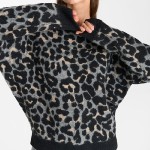 Pull femme Le Temps des Cerises Dallas Léopard noir