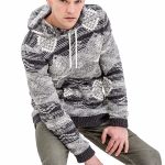 Pull Homme LTC Le Temps des Cerises gris à motifs