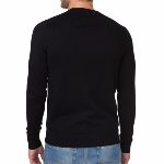 Pull Tommy Hilfiger homme modèle Tamber noir, col rond