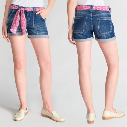 Short en jean femme Le Temps des Cerises Bloom