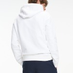 Sweat capuche Tommy Hilfiger Jeans homme blanc