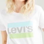 T Shirt Levi's ® femme Perfect Tee blanc logo Levis