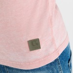 T Shirt Le Temps des Cerises homme Akru rose chiné