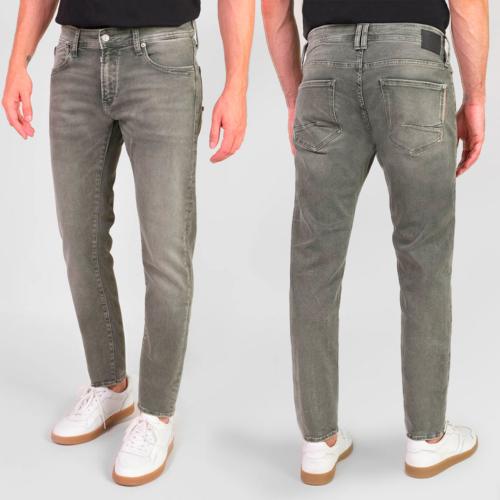 Jogg Jeans Le Temps des Cerises 711 gris kaki w5192