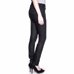 Jean enduit femme Freeman Porter modèle Jessica Luna noir enduit mat