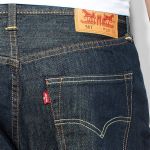 Jean Levi's ® 501 délavage brut Marlon coupe droite