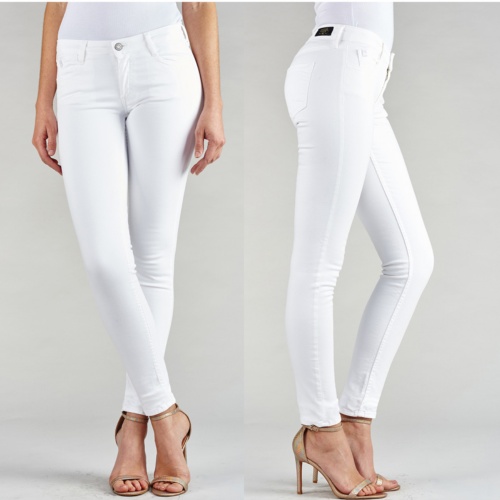 Pantalon blanc Le Temps des Cerises 316 pour femme