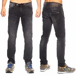 jogg jeans Japan Rags 711 Jogg noir WM05 pour homme