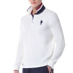 Polo manches longues Us Polo Assn blanc