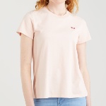 T Shirt Levi's ® femme rose avec petit logo