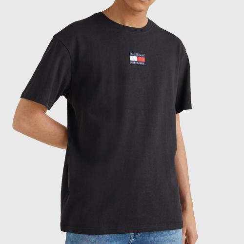 T Shirt Tommy Jeans homme Badge Tee noir