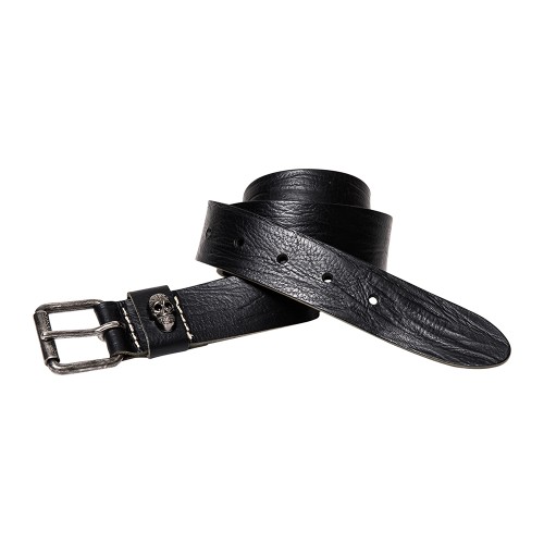 Ceinture en cuir noir Freeman T Porter modèle Alfred