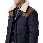 Manteau Tommy Hilfiger homme modèle Jared bleu marine