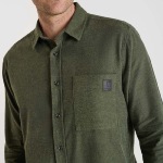 Chemise coton Le Temps des Cerises Debin vert british