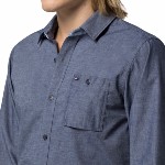 Chemise Tommy Hilfiger homme modèle Fonz en coton chambray