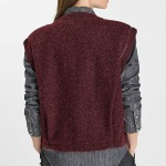 Gilet sans manches Le Temps des Cerises Badis bordeaux