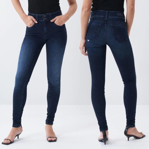 Jeans Salsa femme Secret Push in bleu foncé