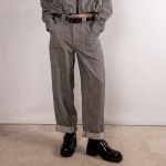 Pantalon large femme Freeman T Porter Naya Dalton gris