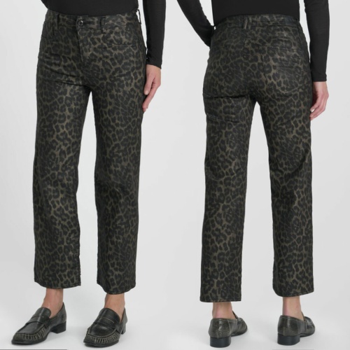 Jeans motif léopard Le Temps des Cerises Pulp 24C
