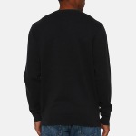 Pull Levis homme en maille fine noire