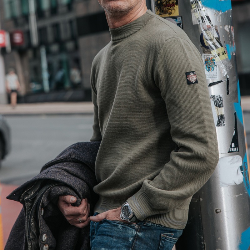 Pull Freeman T. Porter Baton Varsity kaki homme