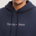 Sweat capuche Tommy Hilfiger Jeans homme bleu marine