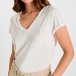 T Shirt Le Temps des Cerises femme Ona blanc