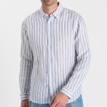 Chemise en lin rayé Le Temps des Cerises Lika