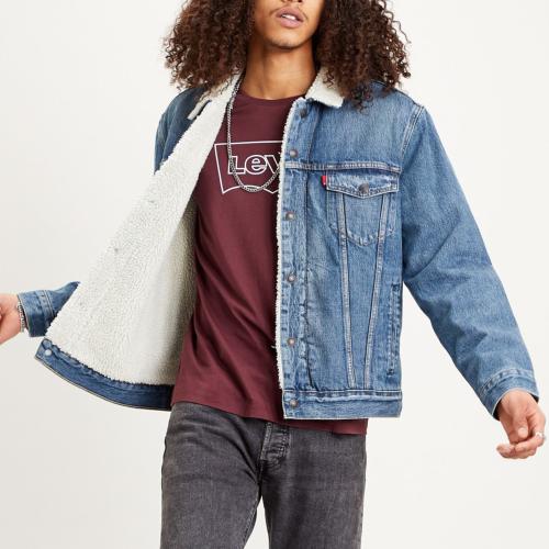 Blouson en jean fourré Levi's ® homme Sherpa Trucker