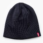 Bonnet Levi's ® bleu marine étiquette rouge