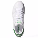 Chaussures Adidas Originals Stan Smith en cuir blanc talon vert