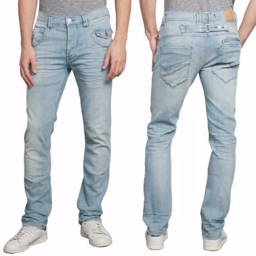 Jeans Homme Freeman T Porter Eddy Fleach coupe droite straight