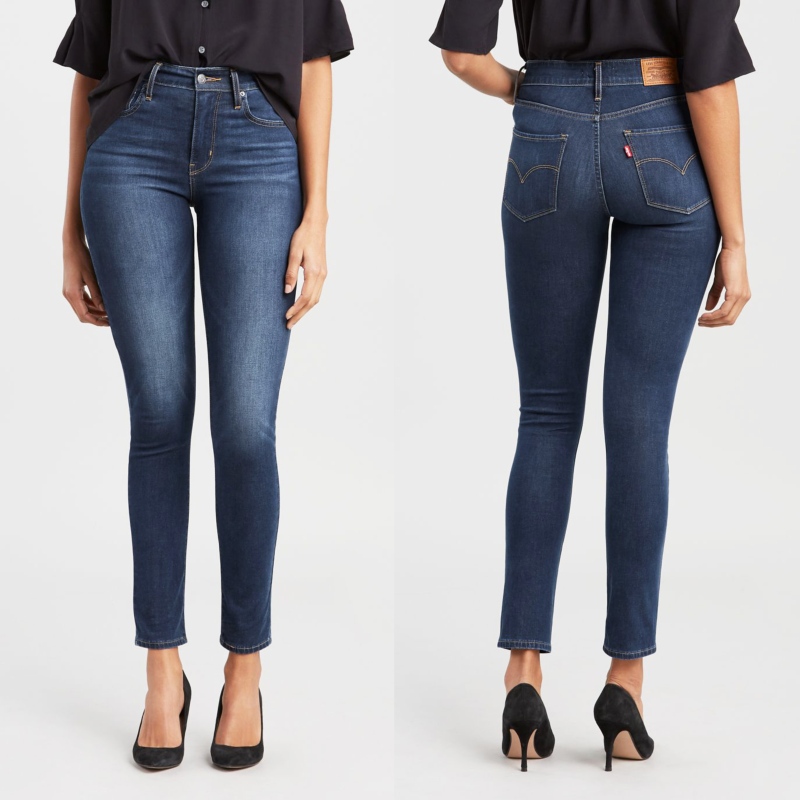 Jean Levis Femme Taille Haute Slim Store, SAVE 45% 