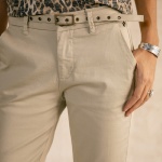 Pantalon chino Freeman T Porter Claudia beige