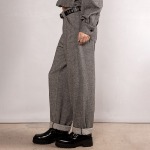 Pantalon large femme Freeman T Porter Naya Dalton gris