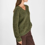Pull femme Le Temps des Cerises Miry kaki