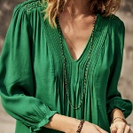 Robe Freeman T Porter femme Juna Plain Color verte