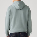 Sweat capuche Levis homme gris bleu lead