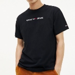 T Shirt noir Tommy Hilfiger Jeans avec logo brodé
