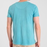 T Shirt Le Temps des Cerises homme Gribs aqua