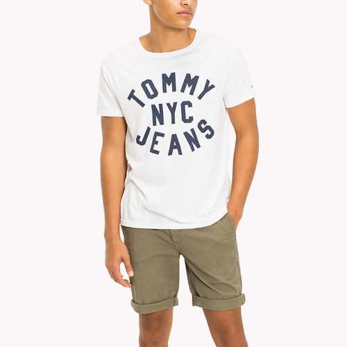 Tee Shirt blanc Tommy Jeans Nyc pour homme